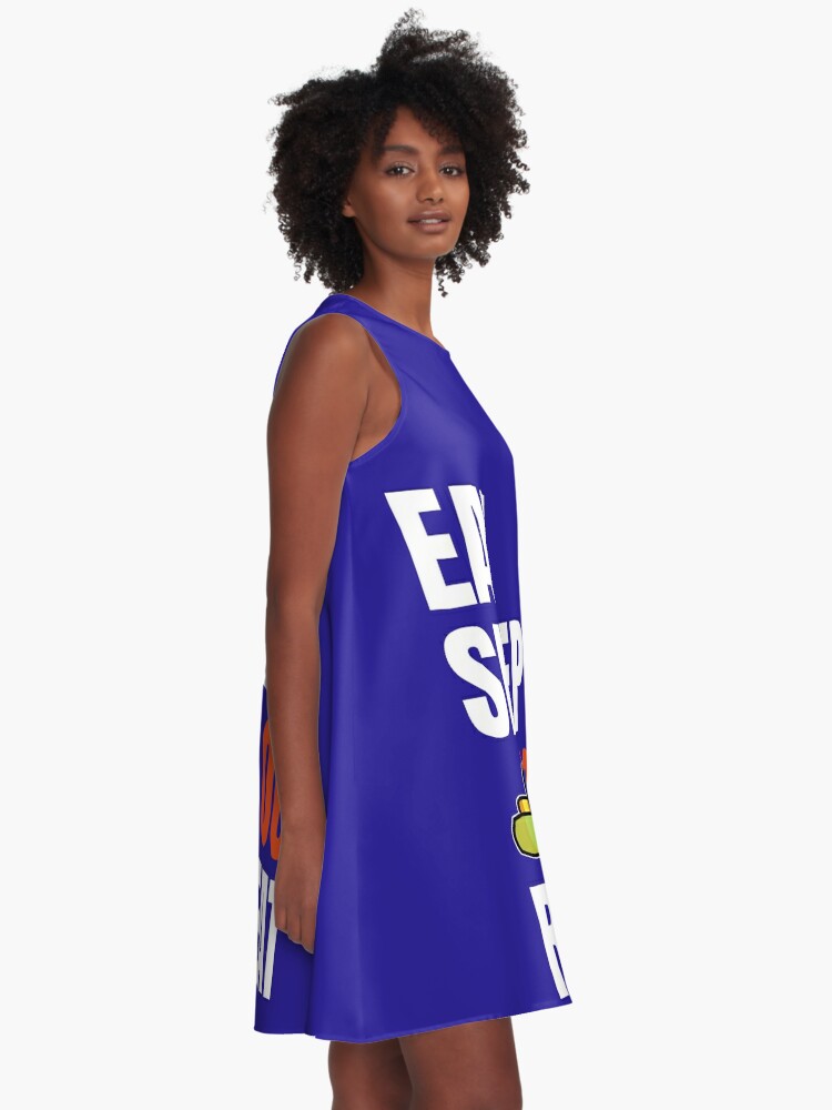 Roblox Oof Eat Sleep Oof Repeat Gamers Gift A Line Dress By Smoothnoob Redbubble - cute purple dress also not made by me roblox