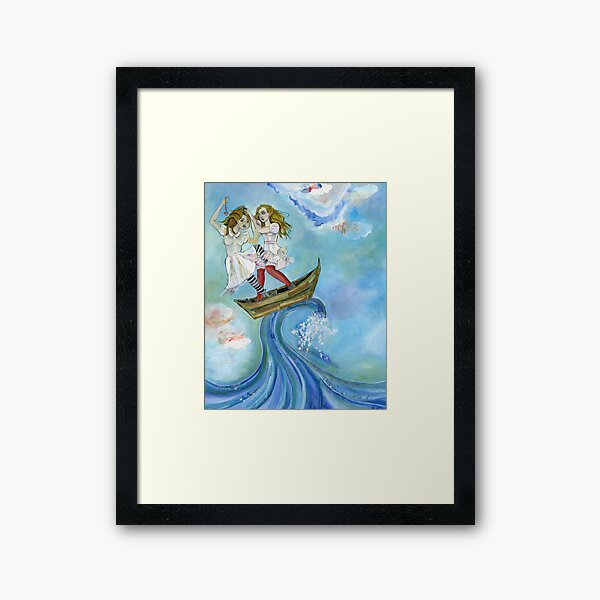 But That My Nails Might Reach Unto Thine Eyes Framed Art Print
