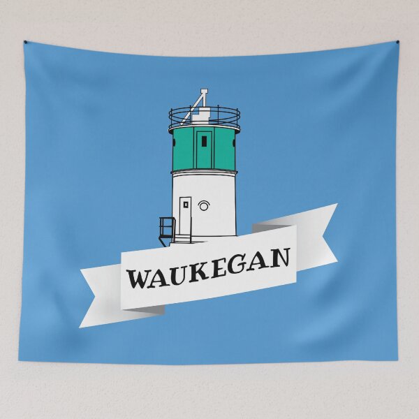 Item preview, Waukegan Lighthouse Logo designed and sold by jmendez17.