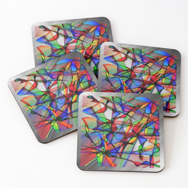 Item preview, Abstract Stained Glass on Aluminum designed and sold by Patti Needham.