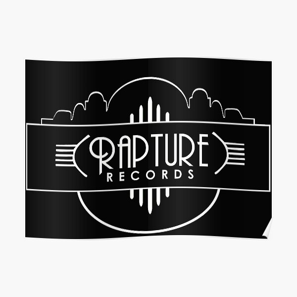 Bioshock Logo Posters Redbubble - 100 roblox song ids 2019 rapture