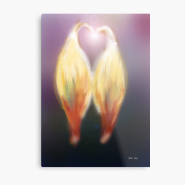 Twin Flame Metal Print