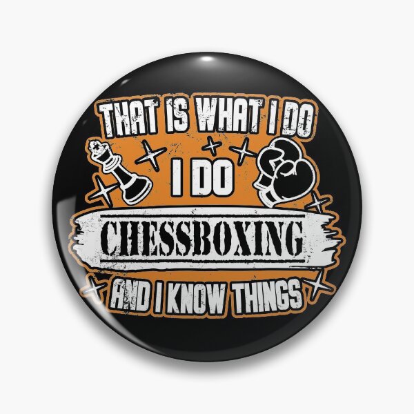 Item preview, Chess Boxing That is Know Things designed and sold by getgr4phicz.