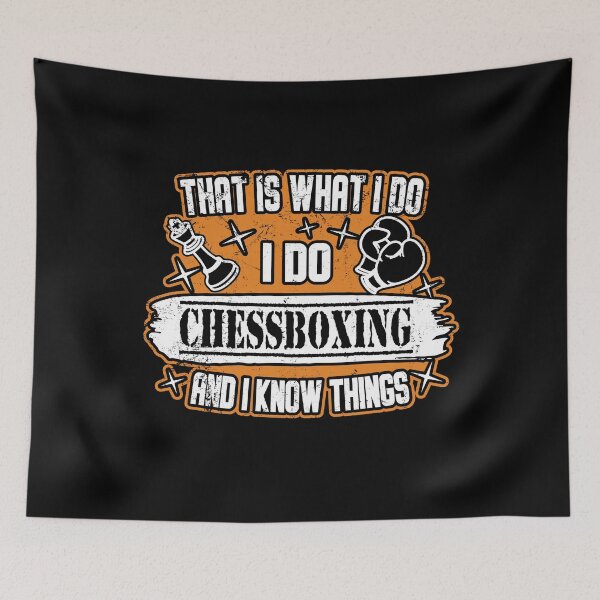 Item preview, Chess Boxing That is Know Things designed and sold by getgr4phicz.