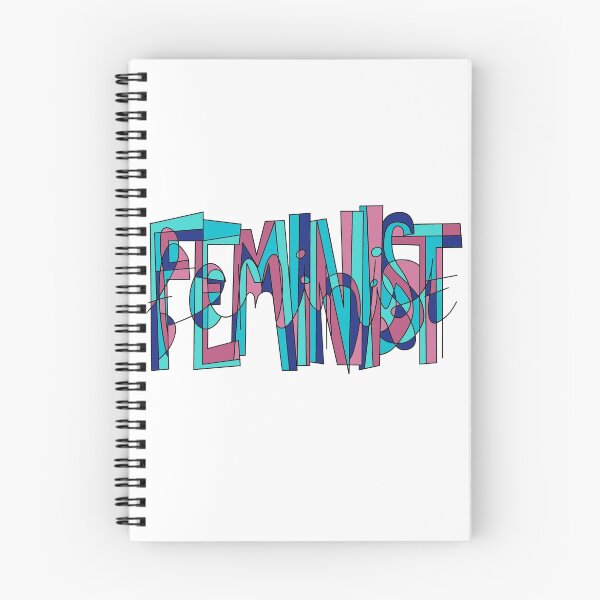 Item preview, Blue, Purple, and Pink Feminist Word Doodle designed and sold by klaireep.