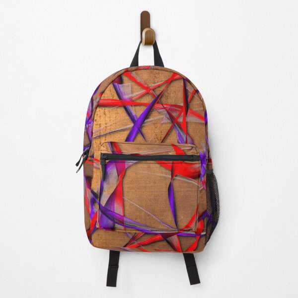 Item preview, Abstract Reds & Purples on Copper designed and sold by Patti Needham.