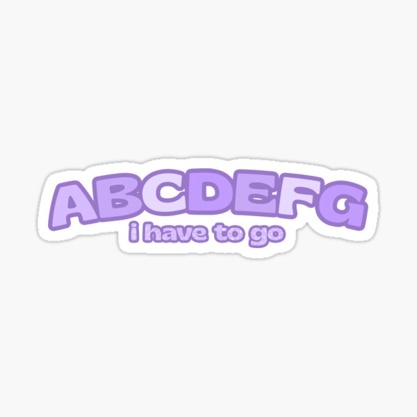 abcdefg... (kardashian pack 2) Sticker