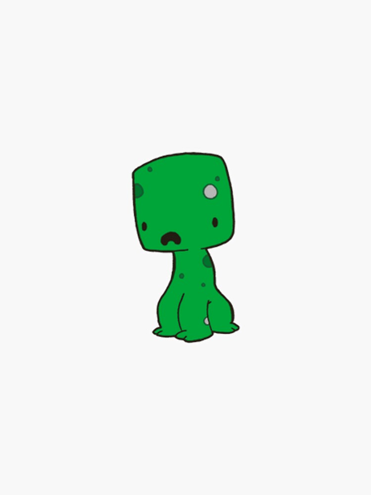 Minecraft Creeper Sticker for Sale by qloc