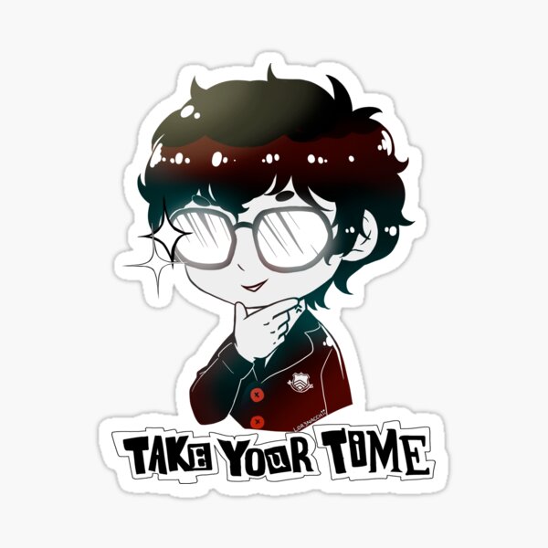 Persona 5 Chibi Joker Ok Sticker By Lor3n Redbubble