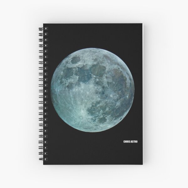  Full Moon  Spiral Notebook