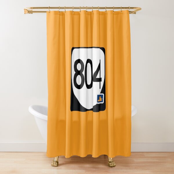 Virginia State Route 804 (Area Code 804) Shower Curtain