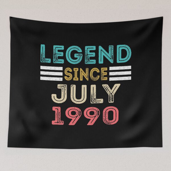 Item preview, Retro Vintage 30th Birthday Legend Since July 1990 designed and sold by meedTee.
