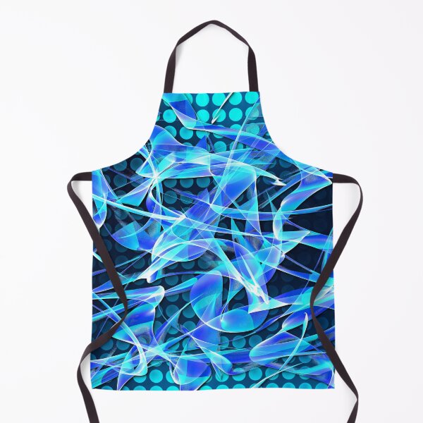 Item preview, Smoky Blues Abstract On Perforated Metal designed and sold by Patti Needham.