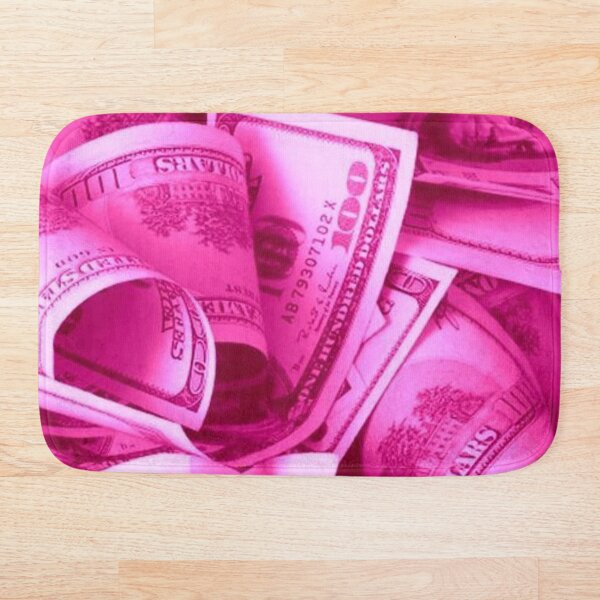 Pink Barbie Benjamins Bath Mat