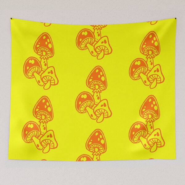Item preview, Retro Mushrooms designed and sold by HiddenStash.