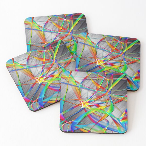 Item preview, Abstract Spectrum Over Aluminum designed and sold by Patti Needham.
