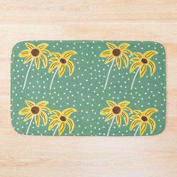Item preview, Yellow Daisies with Polka Dot Background designed and sold by RepeatCandy.