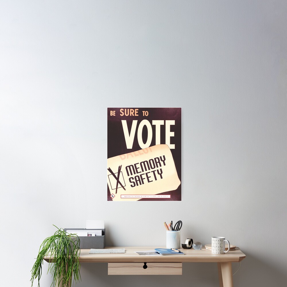 Be Sure To Vote Poster