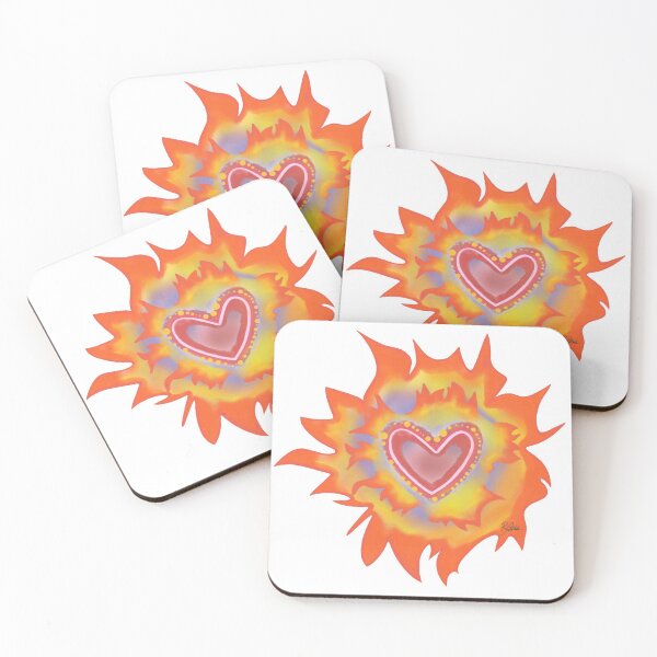 Item preview, Heart in Flames designed and sold by Becca-612.