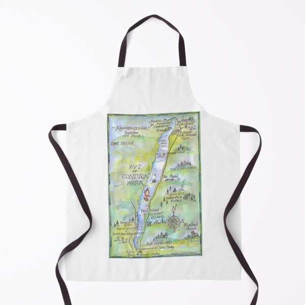 Item preview, Swallows and Amazons map of Coniston Water -  designed and sold by SophieNeville.