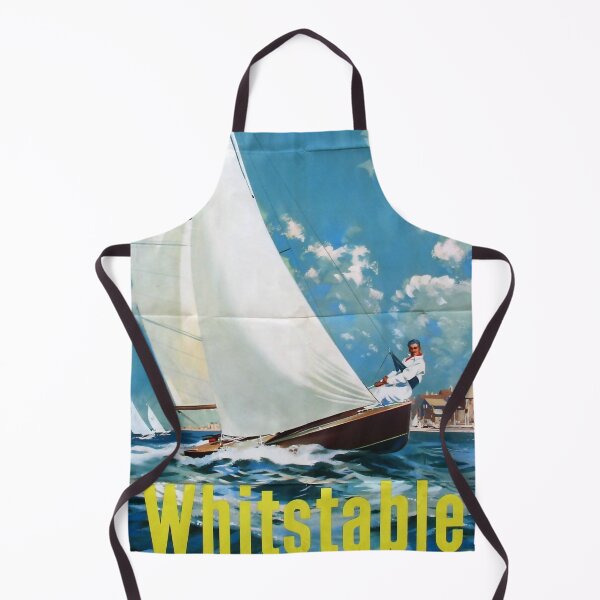 Item preview, Railway Poster Whitstable designed and sold by stickart-marek.