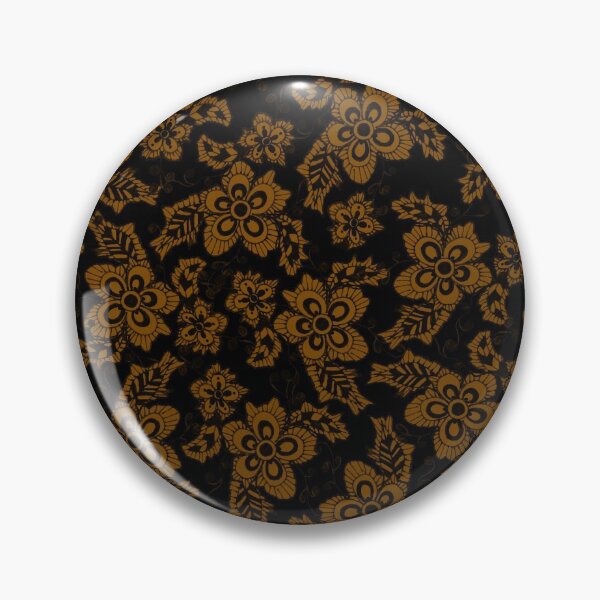 Item preview, Decorative Golden Flowers and Leaves Pattern designed and sold by ckylin.