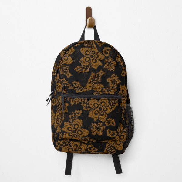 Item preview, Decorative Golden Flowers and Leaves Pattern designed and sold by ckylin.
