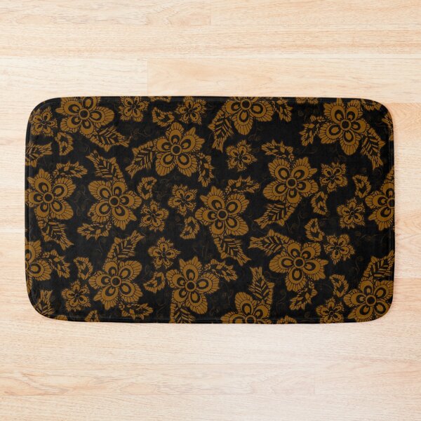 Item preview, Decorative Golden Flowers and Leaves Pattern designed and sold by ckylin.