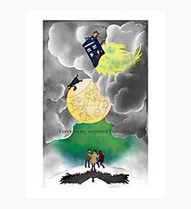 Gallifreyan moon Photographic Print
