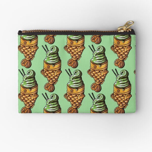 Taiyaki Matcha Zipper Pouch