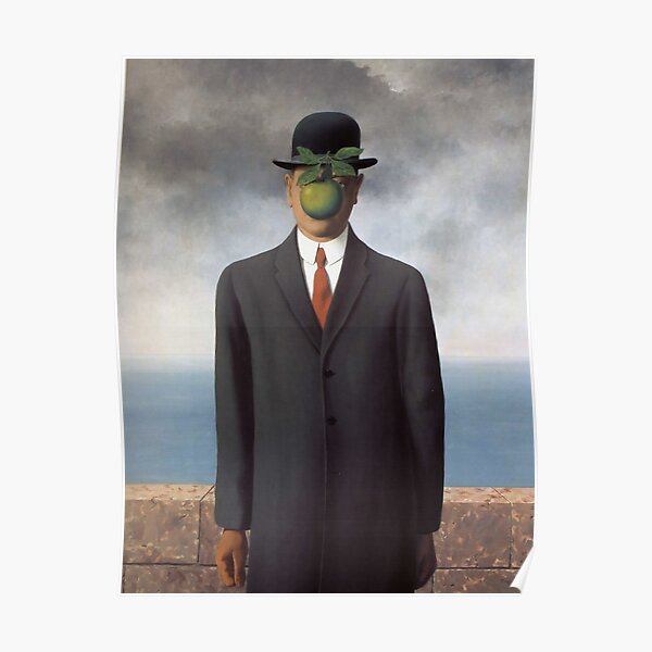 Apple Face - Son of Man Poster