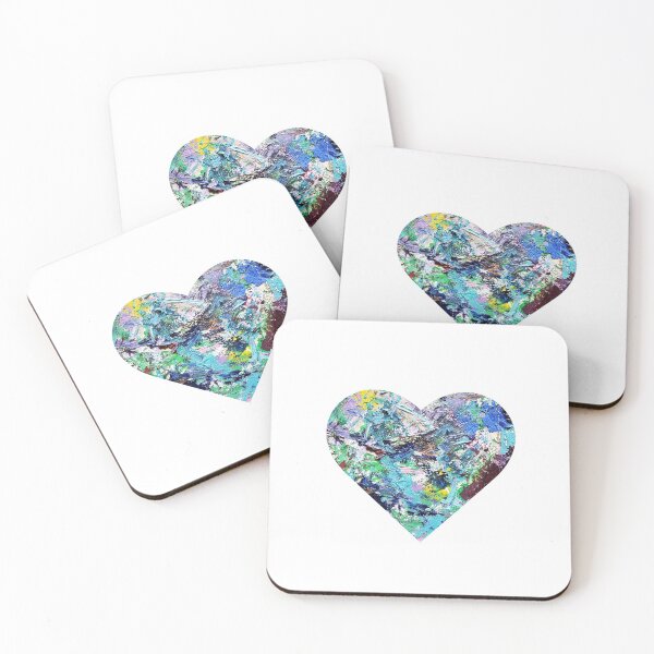 Item preview, Abstract Painting Heart Blues  designed and sold by BritW1509.