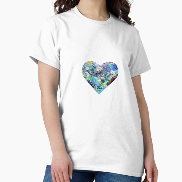 Item preview, Abstract Painting Heart Blues  designed and sold by BritW1509.