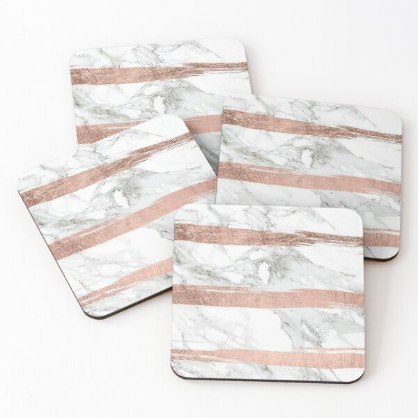 Item preview, Copy of Marble with Rose Gold Stripes designed and sold by KoolesttDesigns.