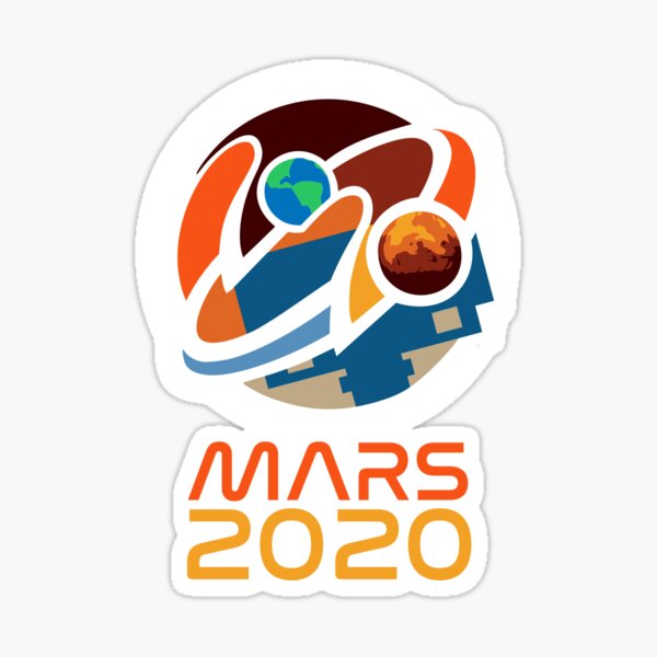 Mars 2020 Perseverance Rover Mission Patch Sticker