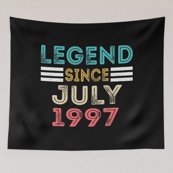 Item preview, Retro Vintage 23rd Birthday Legend Since July 1997 designed and sold by meedTee.