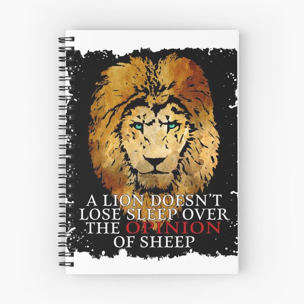 Item preview, A Lion Doesn't Lose Sleep Over The Opinion Of Sheep designed and sold by silverbackmerch.