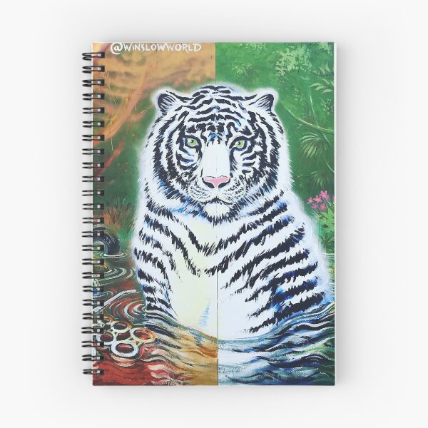 Artikelvorschau, weißer Tiger entworfen und verkauft von WinslowWorld.