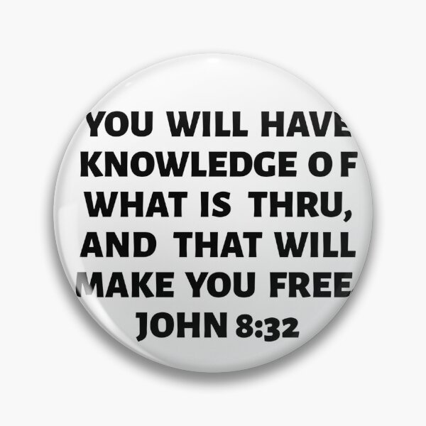 Item preview, *John 8:32* designed and sold by Berezabella.