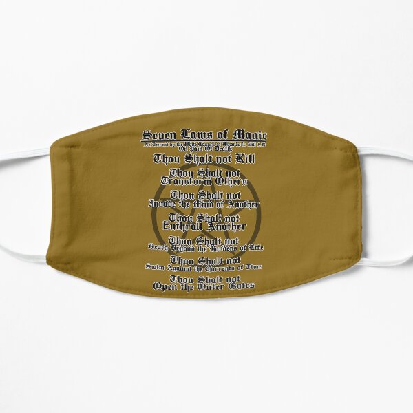 THE SEVEN LAWS OF MAGIC Flat Mask