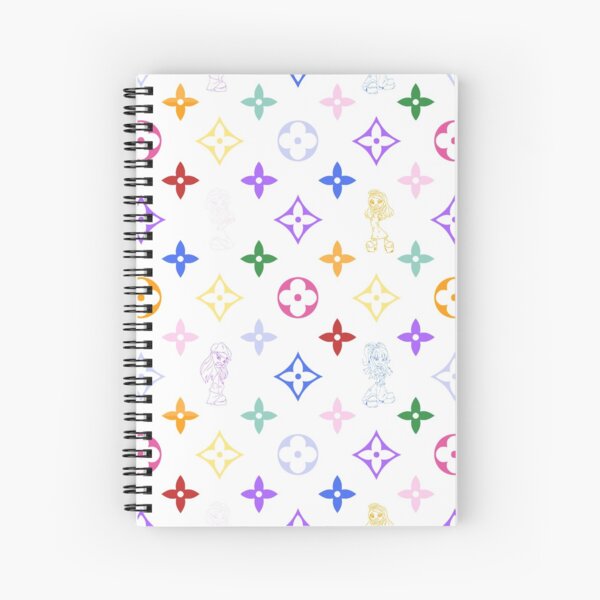RAINBOW Y2K 2000S BRATZ designer print Spiral Notebook