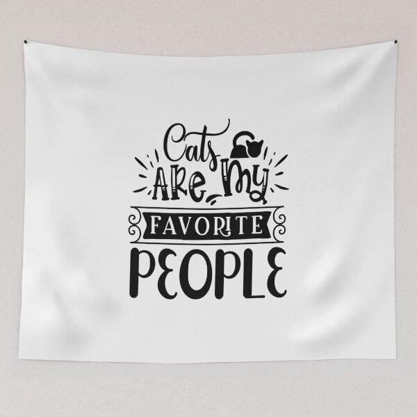 Item preview, Cats Are My Favorite People: A Funny quote shirt.   designed and sold by fajali master.
