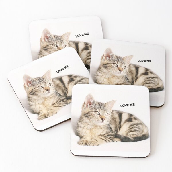 Item preview, Kitten asking for love - Love me  designed and sold by Got-Ya-Bak.