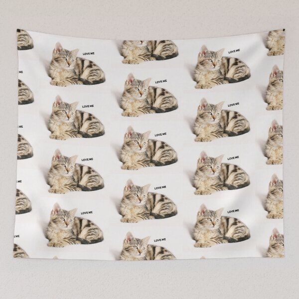 Item preview, Kitten asking for love - Love me  designed and sold by Got-Ya-Bak.