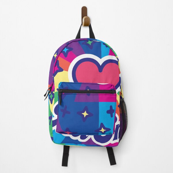 Item preview, Exploding rainbow colorful stars huge heart Smile designed and sold by TokiPY.