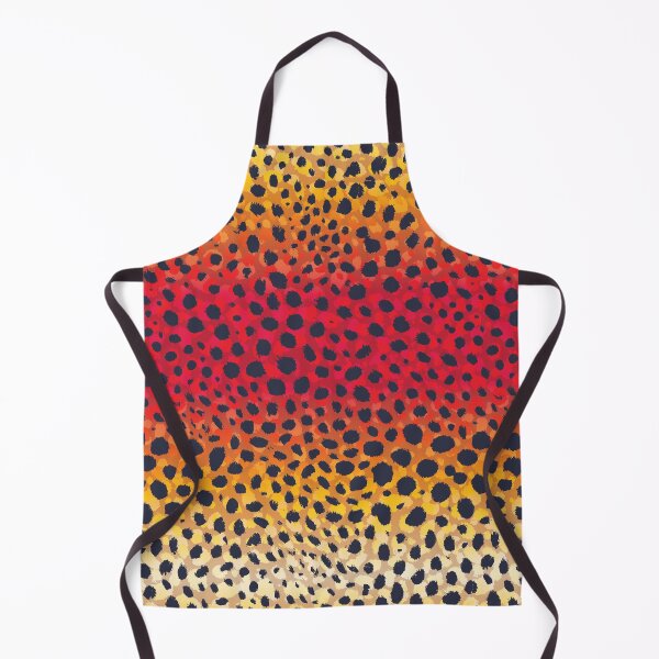 Item preview, OMBRE LEOPARD PRINT IN YELLOW & RED designed and sold by STUDIOFLOW.