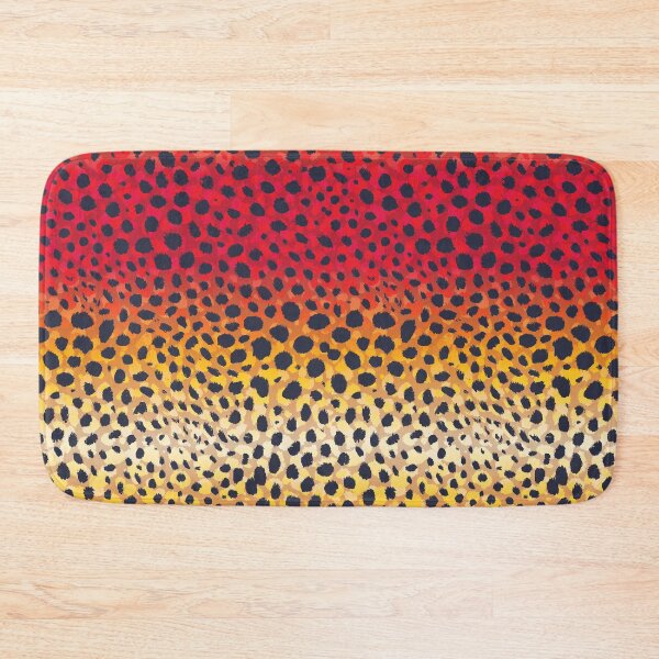 Item preview, OMBRE LEOPARD PRINT IN YELLOW & RED designed and sold by STUDIOFLOW.