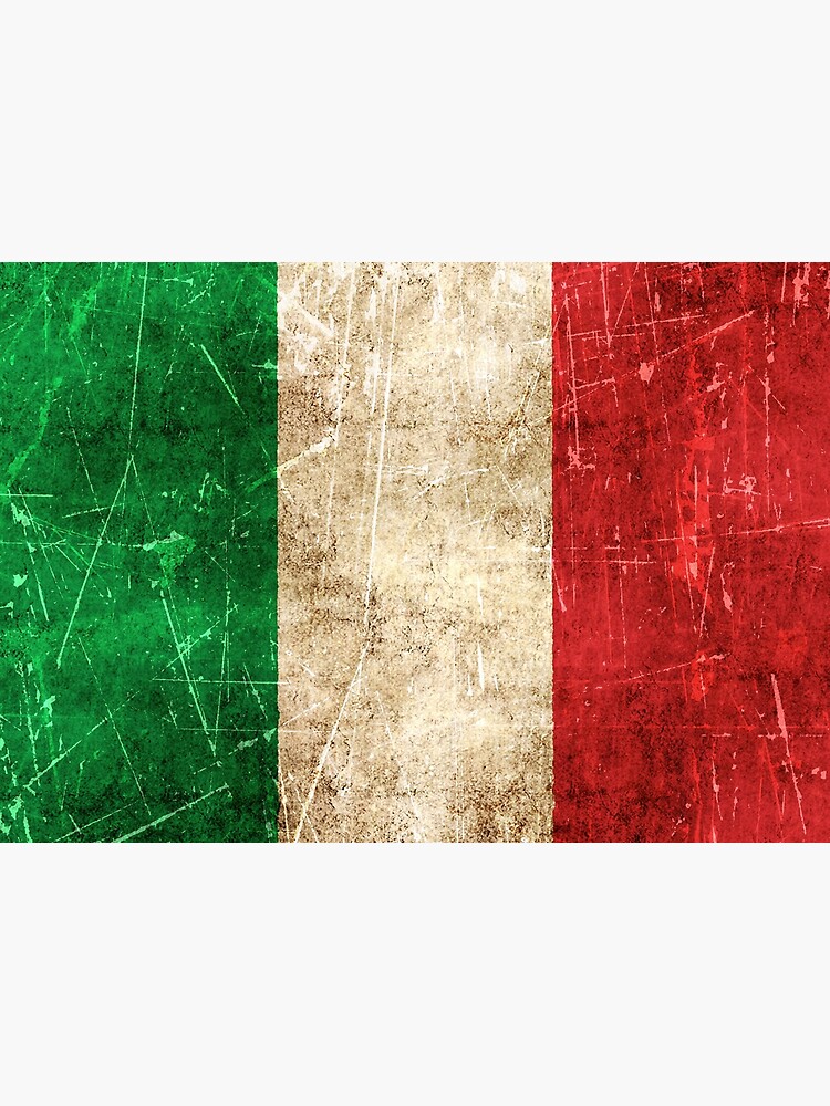 "Vintage Aged and Scratched Italian Flag" Canvas Print for Sale by JeffBartels Redbubble