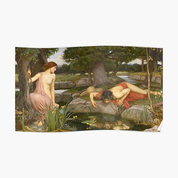 Waterhouse's "Echo and Narcissus" Poster