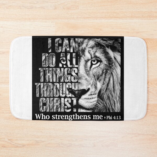 Item preview, I Can Do All Things Through Christ Who Strengthens Me designed and sold by silverbackmerch.